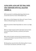 ALPHA KAPPA ALPHA MIP TEST FINAL PAPER 2026 QUESTIONS WITH FULL SOLUTION GRADED A&plus;