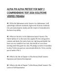 ALPHA PHI ALPHA PRETEST FOR IMDP 2 COMPREHENSIVE TEST 2026 SOLUTIONS VERIFIED PREMIUM