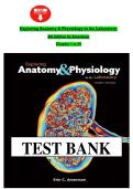 Exploring Anatomy & Physiology in the Laboratory &lpar;4th Edition&rpar; by Erin Amerman &ndash; Complete Test Bank with Verified Answers