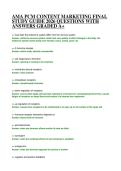 AMA PCM CONTENT MARKETING FINAL STUDY GUIDE 2026 QUESTIONS WITH ANSWERS GRADED A&plus;