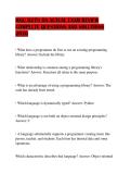WGU D278 OA ACTUAL EXAM REVIEW COMPLETE QUESTIONS AND SOLUTIONS 2026