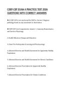 CSEP-CEP EXAM 4 PRACTICE TEST 2026 QUESTIONS WITH CORRECT ANSWERS