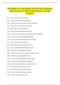 MA Chapter 46 - Introduction To the Clinical Laboratory with all Correct & 100&percnt; Verified Answers &vert;Already Graded A&plus;