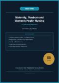 Complete & Updated Test Bank Maternity&comma; Newborn and Women's Health Nursing A Case-Based Approach 2nd Edition  &vert;  By O'Meara Newest Edition 2026&period;