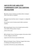 AMB 100 EPICCARE AMBULATORY COMPREHENSIVE SCRIPT 2026 QUESTIONS AND SOLUTIONS