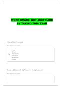 NUR 106 EXAM 1 QUESTIONS AND CORRECT ANSWERS