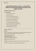 NSG 6998 APEA Predictor Final Exam &ndash; ACTUAL EXAM COMPLETE QUESTIONS AND VERIFIED SOLUTIONS LATEST UPDATE THIS YEAR