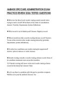 AMB400 EPICCARE ADMINISTRATION EXAM PRACTICE REVIEW 2026 TESTED QUESTIONS