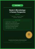 Complete Test Bank Nester's Microbiology&colon;A Human Perspective 10th Edition Denise Anderson  &vert;  Sarah Salm  &vert;  Mira Beins Eugene Nester  &vert;  Deborah Allen &vert; Answer Keys with Full Rationales & Explanations All Chapters Covered 2026 A&plus; NGN&period;