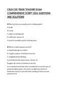 CSLB C20 TRADE TOUGHER EXAM COMPREHENSIVE SCRIPT 2026 QUESTIONS AND SOLUTIONS