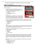 Test Bank for Understanding Pathophysiology 7th Edition by Sue E&period; Huether & Kathryn L&period; McCance 9780323639088 Chapter 1-44 &vert; Complete Guide A&plus;