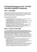 NREMT 2026&sol;2027 Elite EMT Test Bank & Study Guide &vert; Prehospital Emergency Care &lpar;Mistovich&rpar;