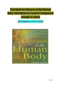 Test Bank for Diseases of the Human Body 7th Edition by Tamparo & Davis &vert; Question Paper with Exam-Ready Examiner Mark Scheme &vert; All Chapters Latest 2026&sol;2027 Edition