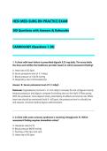 HESI MED-SURG RN PRACTICE EXAM 200 Questions with Answers & Rationales CARDIOLOGY &lpar;Questions 1-30&rpar;