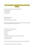 PHIL 347 WEEK 6 CHECKPOINT TEXT EXAM  QUESTIONS  AND ANSWERS NEW SOLUTION  2026&sol;2027 AMERICAN PUBLIC  UNIVERSITY