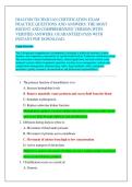 DIALYSIS TECHNICIAN CERTIFICATION EXAM  PRACTICE QUESTIONS AND ANSWERS&colon; THE MOST  RECENT AND COMPREHENSIVE VERSION WITH  VERIFIED ANSWERS&semi; GUARANTEED PASS WITH  INSTANT PDF DOWNLOAD&period; 