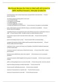 MLA Exam Review for Intro to Med with all Correct & 100&percnt; Verified Answers &vert;Already Graded A&plus;