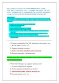 EMT BASIC CERTIFICATION COMPREHENSIVE EXAM  PRACTICE QUESTIONS AND ANSWERS&colon; THE MOST RECENT  AND COMPREHENSIVE VERSION WITH VERIFIED ANSWERS&semi;  GUARANTEED PASS WITH INSTANT PDF DOWNLOAD&period; 