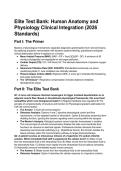 Anatomy & Physiology Elite Test Bank &lpar;2026&sol;2027 Standards&rpar; &vert; Clinical Integration & NCLEX NGN Prep