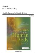 Test Bank for Diseases of the Human Body 7th Edition by Carol D&period; Tamparo & Jennifer T&period; Davis&vert; Latest Edition 2026