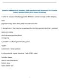 Genetic degenerative disorders 8&sol;28 Questions and Answers &lpar;100 &percnt;Score&rpar;  Latest Updated 2026 &vert; With Expert Solutions 