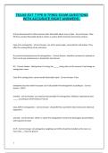 TEXAS EXT TYPE B TFM02 EXAM QUESTIONS WITH ACCURATE RIGHT ANSWERS &period;