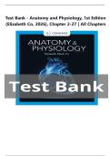 Test Bank - Anatomy and Physiology&comma; 1st Edition &lpar;Elizabeth Co&comma; 2026&rpar;&comma; Chapter 2-27 &vert; All Chapters