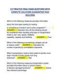 CLT&lowbar;PRACTICE&lowbar;FINAL&lowbar;EXAM&lowbar;QUESTIONS&lowbar;WITH&lowbar;COMPLETE&lowbar;SOLUTIONS&lowbar;GUARANTEED PASS