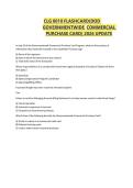 CLG 0010 FLASHCARD&lpar;DOD  GOVERNMENTWIDE  COMMERCIAL  PURCHASE CARD&rpar; 2026 UPDATE