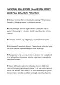 NATIONAL REAL ESTATE EXAM EXAM SCRIPT 2026 FULL SOLUTION PRACTICE