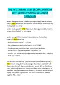 Cmp Pt 2&colon; Lectures 10-19 &colon;&lpar;EXAM QUESTIONS  WITH CORRECT VERIFIED SOLUTIONS  2025&sol;2026&rpar;