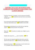 CMP PRACTICE TEST QUESTIONS WITH  COMPLETE SOLUTIONS&sol;&sol; GUARANTEED  PASS  &lpar;LATEST 2025&sol;2026&rpar; 