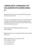 CYBERARK SENTRY COMPREHENSIVE TEST 2026 QUESTIONS WITH ANSWERS GRADED A&plus;