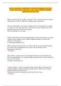 NBC HIS NATIONAL COMPETENCY EXAM PREP GENERAL MULTIPLE- CHOICE QUESTIONS COMPLETE STUDY GUIDE VERIFIED ANSWERS CERTIFICATION 2026&sol; 2027