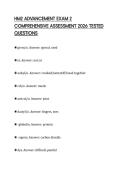 HM2 ADVANCEMENT EXAM 2 COMPREHENSIVE ASSESSMENT 2026 TESTED QUESTIONS