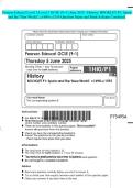 Pearson Edexcel Level 1&sol;Level 2 GCSE &lpar;9-1&rpar; June 2025 - History&colon; BOOKLET P1&colon; Spain and the 'New World'&comma; c1490-c1555-Question Paper and Mark Scheme Combined