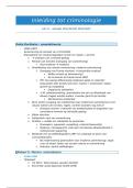 samenvatting inleiding criminologie- sociaal structurele theorie&euml;n