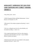 NATMI SAFETY SUPERVISOR TEST 2025 STUDY GUIDE QUESTIONS WITH CORRECT ANSWERS GRADED A&plus;