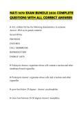 NATS 1670 EXAM BUNDLE 2026 COMPLETE QUESTIONS WITH ALL CORRECT ANSWERS