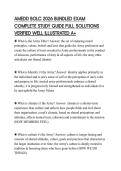 AMEDD BOLC 2026 BUNDLED EXAM COMPLETE STUDY GUIDE FULL SOLUTIONS VERIFIED WELL ILLUSTRATED A&plus;