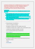 NURSING INFORMATICS COMPREHENSIVE EXAM LATEST  PRACTICE QUESTIONS AND 100&percnt; VERIFIED CORRECT  ANSWERS &vert; COMPLETE EXAM PREP TESTBANK &vert;  GUARANTEED PASS &vert; INSTANT DOWNLOAD PDF