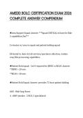 AMEDD BOLC CERTIFICATION EXAM 2026 COMPLETE ANSWER COMPENDIUM