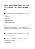 AMEDD BOLC COMPREHENSIVE TEST 2026 QUESTIONS WITH FULL SOLUTION GRADED A&plus;