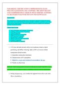 PARAMEDIC CERTIFICATION COMPREHENSIVE EXAM  PRACTICE QUESTIONS AND ANSWERS&colon; THE MOST RECENT  AND COMPREHENSIVE VERSION WITH VERIFIED ANSWERS&semi;  GUARANTEED PASS WITH INSTANT PDF DOWNLOAD&period; 