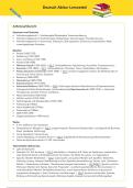 Zusammenfassung -  Deutsch Abitur 2025