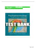 Test Bank for Psychopharmacology&colon; Drugs&comma; the Brain&comma; and Behavior&comma; 3rd Edition by Jerrold S&period; Meyer & Linda F&period; Quenzer &vert; ISBN&colon; 9781605355559 &vert; Verified Chapters 1-20  &vert; Downloadable PDF