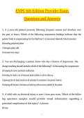 ENPC 6th Edition Provider Exam Actual 2026 Newest Updated Questions and Correct Answers &lpar;Latest 2026 &sol; 2027 Update&rpar; &lpar;Verified Answers by Expert&rpar;