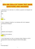 SkillCat EPA 608 Exam Test Bank 350 Questions Actual 2026 Newest Updated Questions and Correct Answers &lpar;Latest 2026 &sol; 2027 Update&rpar; &lpar;Verified Answers by Expert&rpar;