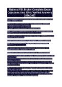 National PSI Broker Complete Exam  Questions And 100&percnt; Verified Answers  2026&sol;2027