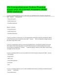 PN Comprehensive Online Practice Exam and All Correct Answers 2025-2026 Updated&period;